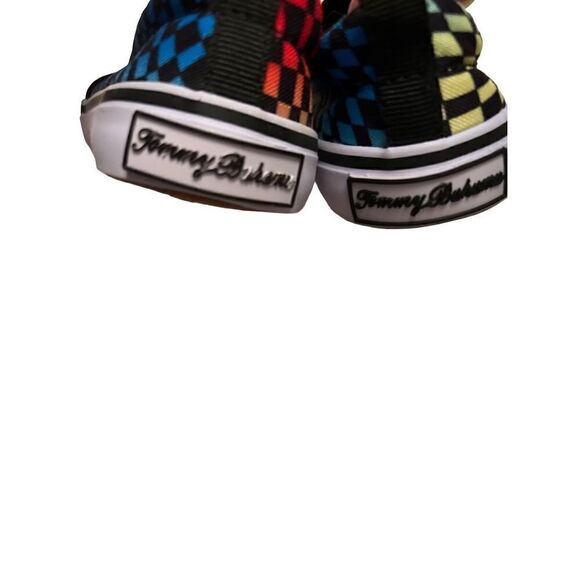 Tommy Bahama toddler lip on multicolor checkered sneakers size 8 - Picture 8 of 11